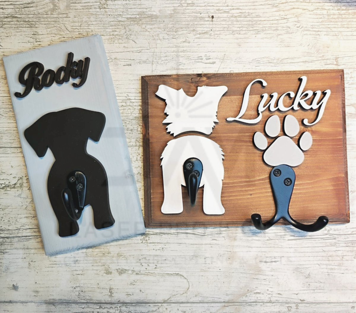 Personalised Dog Lead Hanger | Dog Leash Holder | 3 Hooks - Image 5