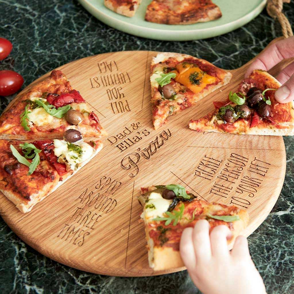 Kids Fun Pizza Board Personalised - Image 2