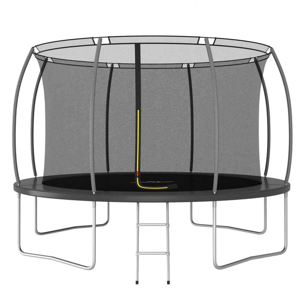 12 Foot Trampoline – Round Black & Grey Trampoline 366 x 80 cm (12ft) - Image 3